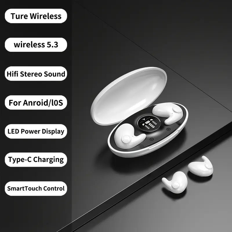 Invisible Sleep Wireless Headphones, Designed for Sleep, Wireless