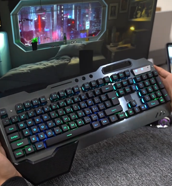 Keyboard+mouse cyberpunk style